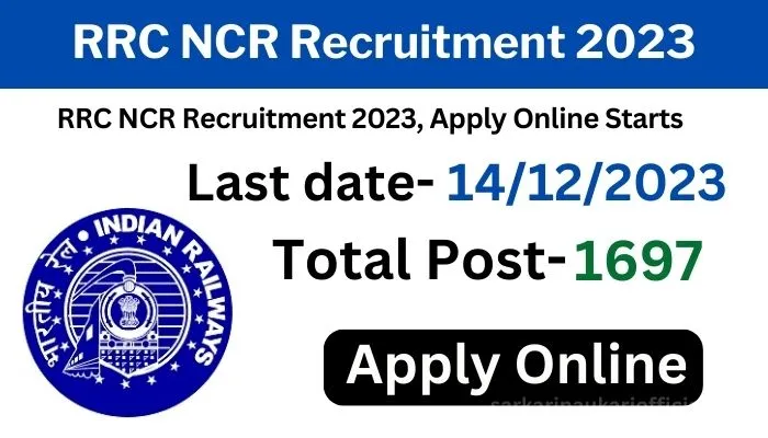 RRC NCR Recruitment 2023