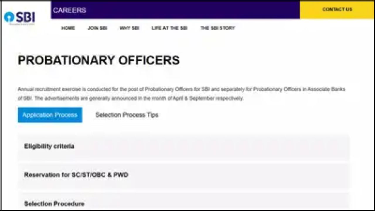 SBI PO Vacancy 2025