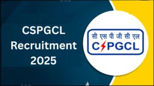 CSPGCL Recruitment 2025