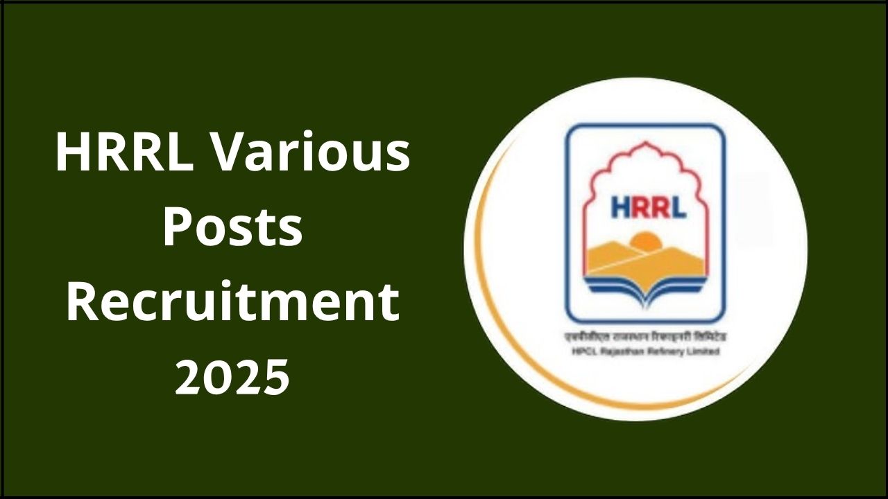 HRRL Various Post Recruitment 2025