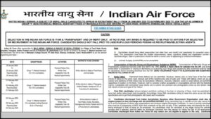 IAF Group Y Medical Assistant Airmen Vacancy 2025