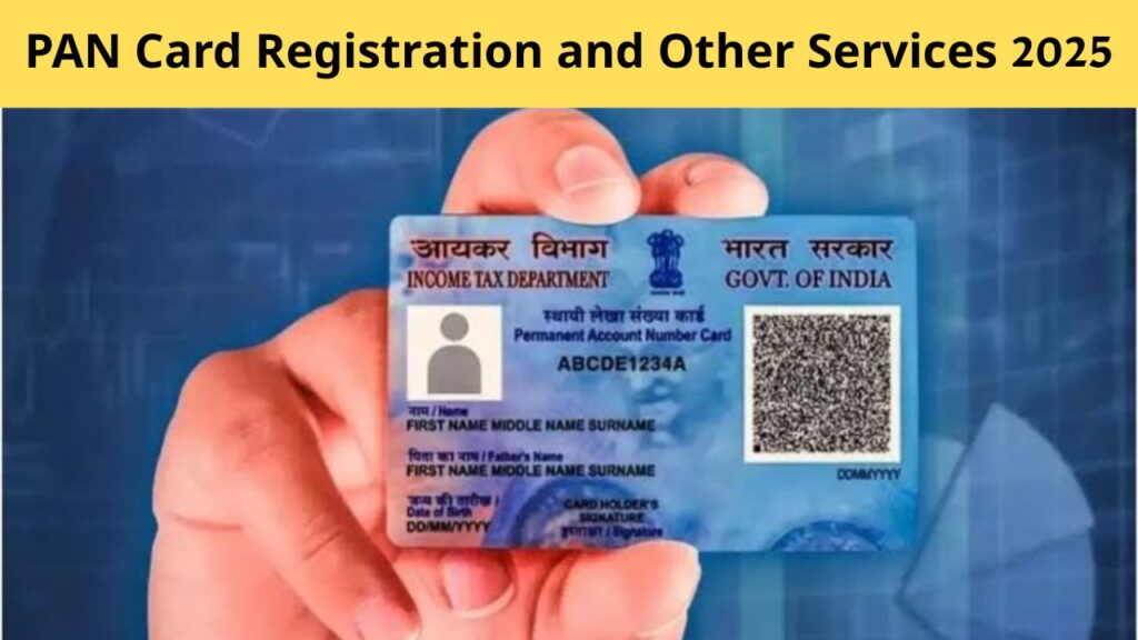 Pan Card Online Registration Form 2025