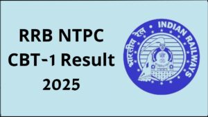 RRB NTPC CBT 1 Result 2