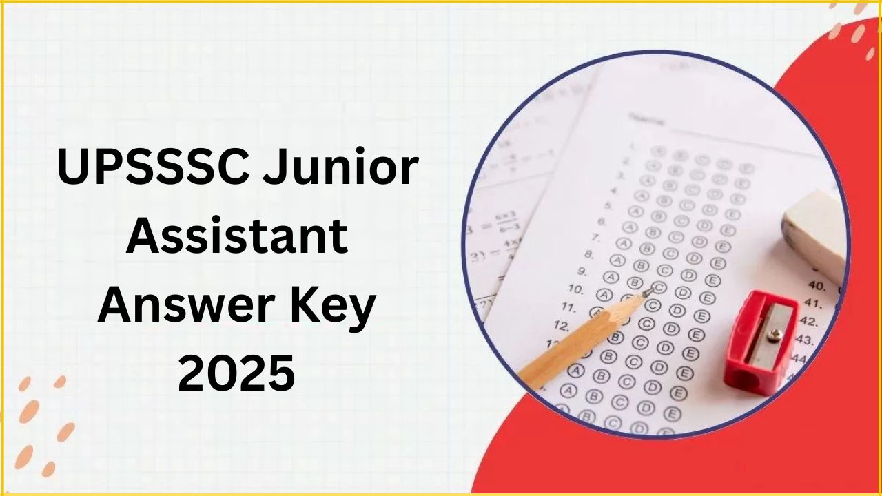 UPSSSC Junior Assistant Answer Key 2025