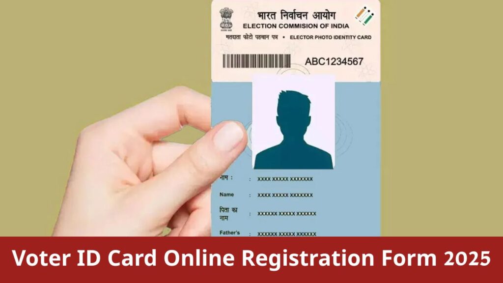 Votar ID Card Online Registration Form 2025