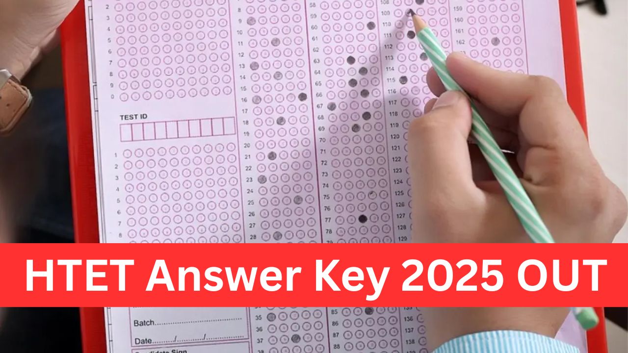 HTET Answer Key 2025 OUT