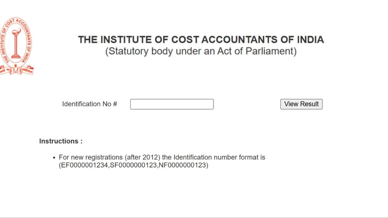 ICMAI CMA June Result 2025