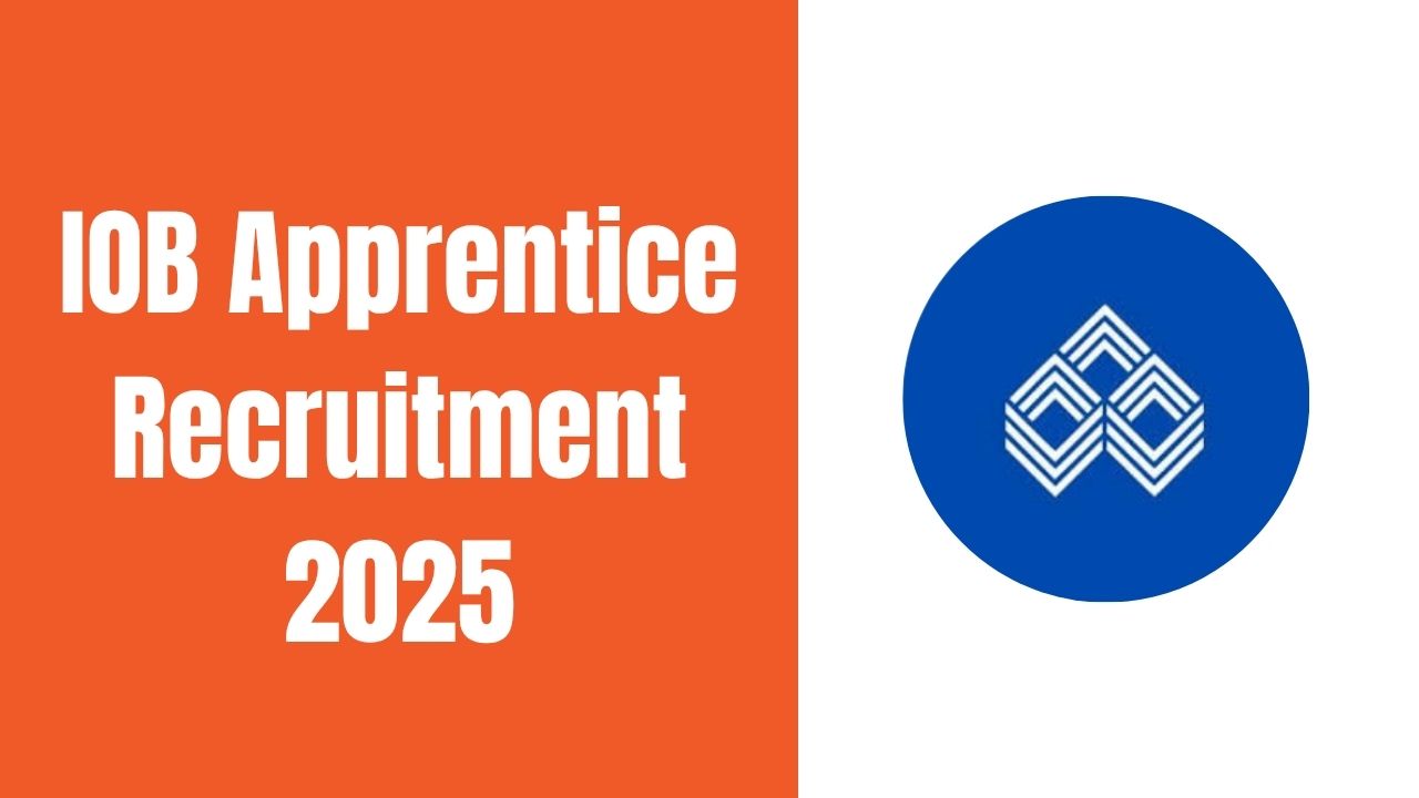 IOB Apprentice Recruitment 2025