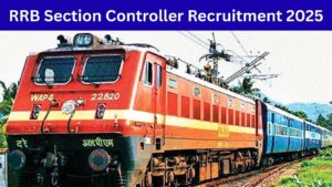 RRB Section Controller Recruitment 2025