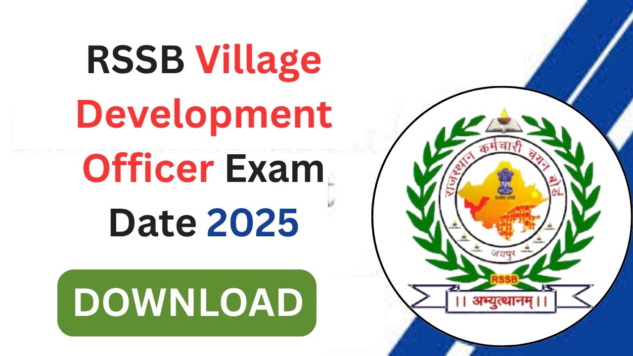 RSSB Village Development Officer Exam Date 2025