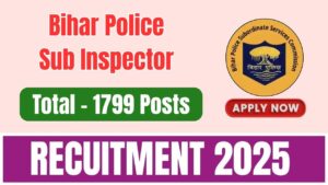 Bihar Police Sub Inspector Recruitment 2025