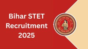 Bihar STET Recruitment 2025