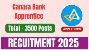 Canara Bank Apprentice Recruitment 2025