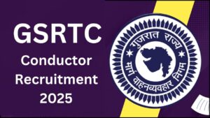 GSRTC Conductor Recruitment 2025