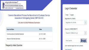 IBPS Clerk CSA XV Pre Admit Card 2025