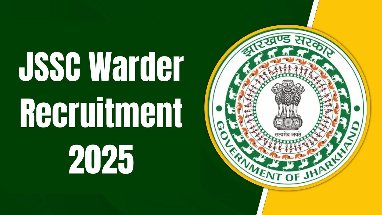 JSSC Warder Recruitment 2025