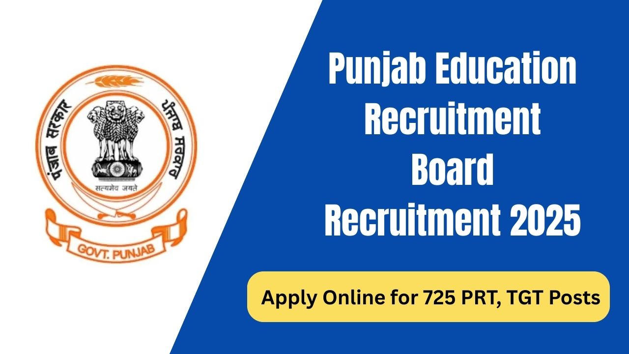 Panjab Education Recruitment Board Recruitment 2025