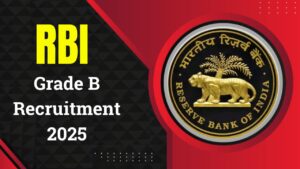 RBI Grade B Recruitment 2025