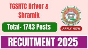 TGSRTC Driver & Shramik Recruitment 2025