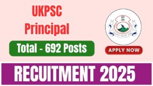 UKPSC Principal Recruitment 2025