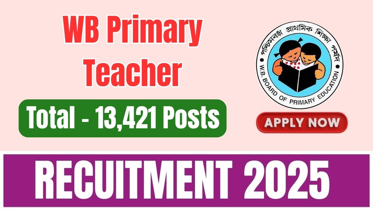 WB Primary Teacher Recruitment 2025