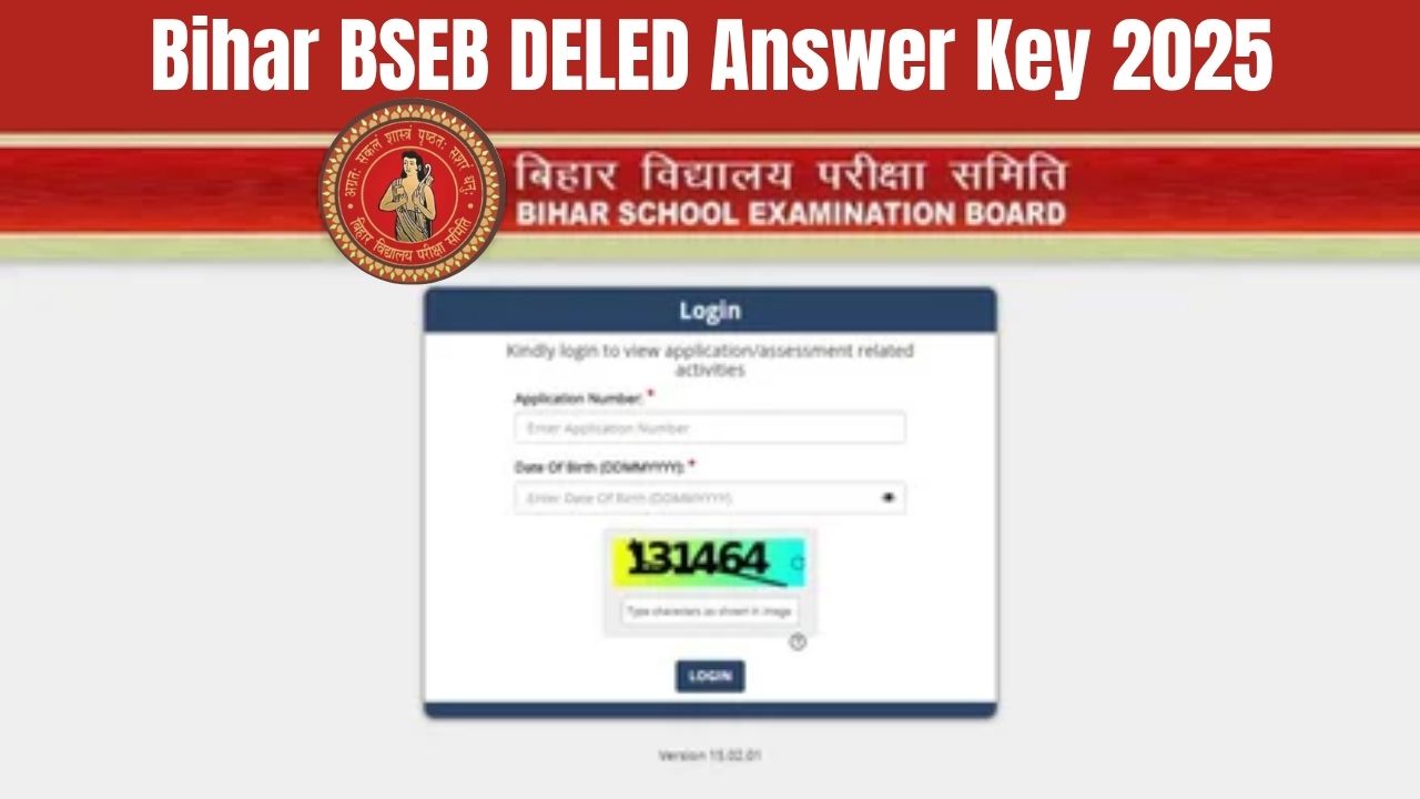 Bihar BSEB DELED Answer Key 2025