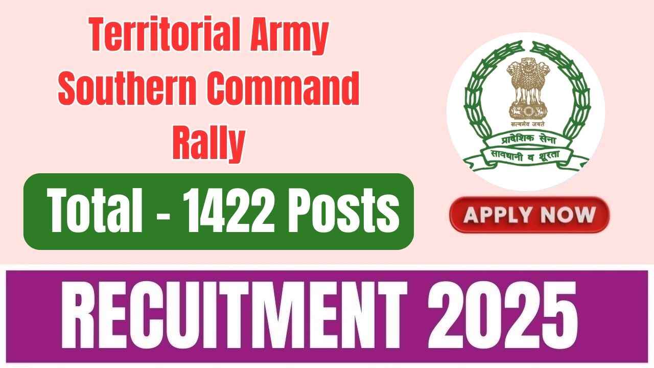 Territorial Army Southern Command Rally Recruitment 2025
