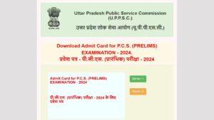 UPPSC ACF/RFO Pre Admit Card 2025