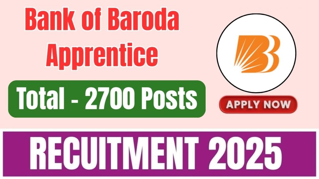 Bank of Baroda Apprentice Recruitment 2025