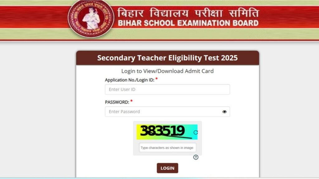 Bihar STET Answer Key 2025