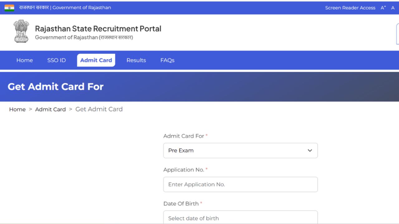 RSSB Conductor Admit Card 2025