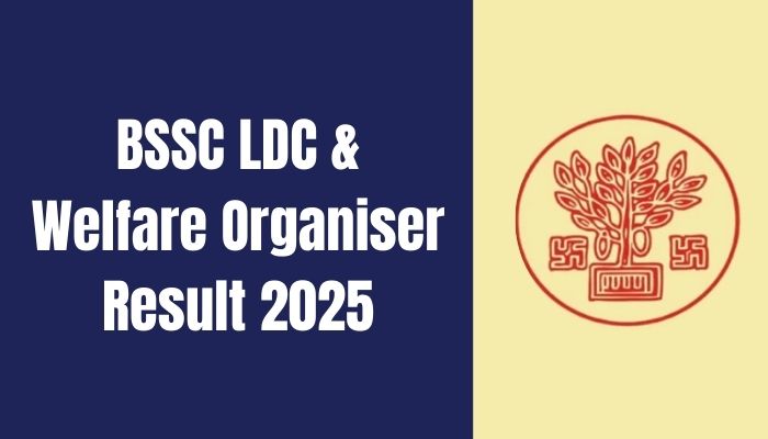 BSSC LDC & Welfare Organiser Result 2025