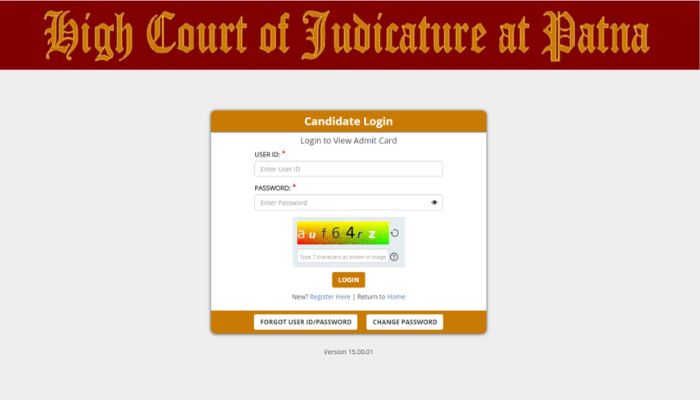 Patna High Court Stenographer Admit Card 2025 Patna High Court Stenographer Admit Card 2025