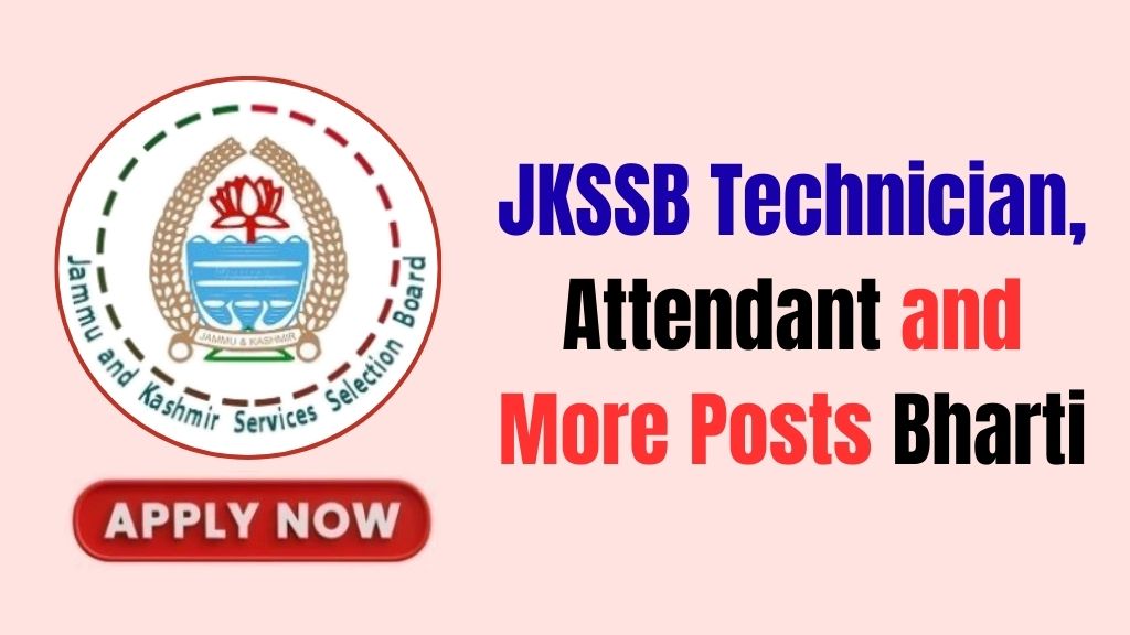 JKSSB Technician and Other Posts Recruitment 2026