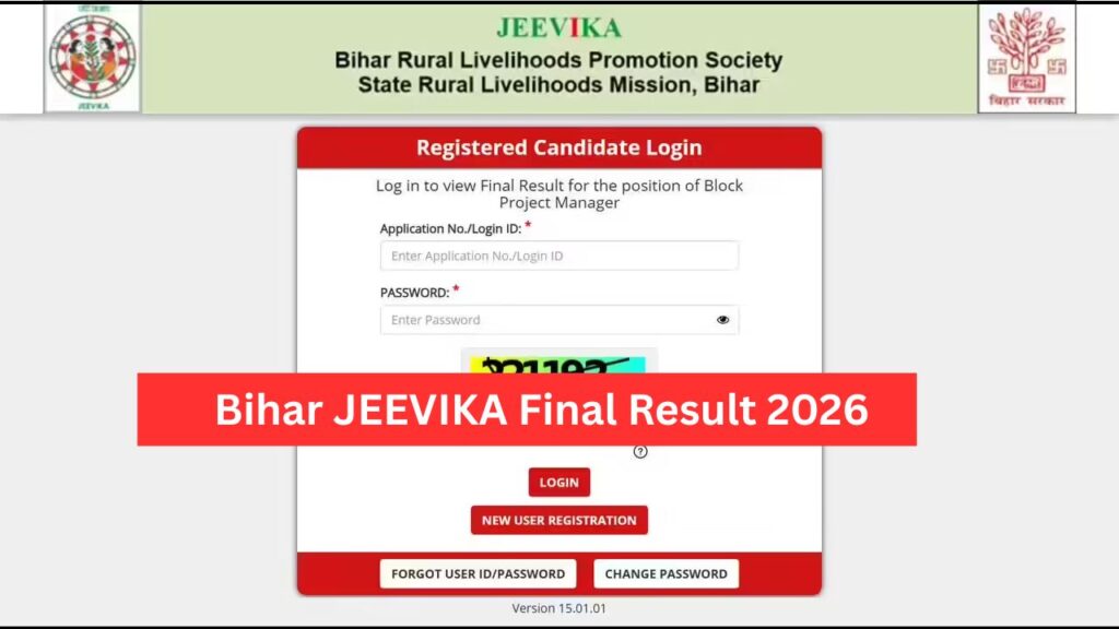 Bihar JEEVIKA Final Result 2026