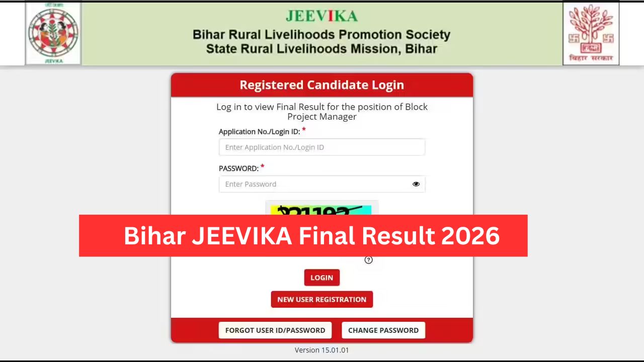 Bihar JEEVIKA Final Result 2026