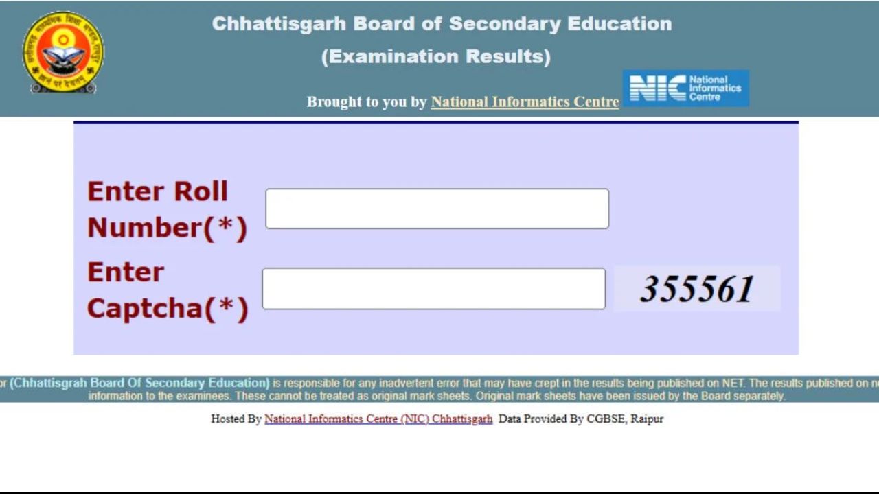 Chhattisgarh Board Class 10th, 12th Result