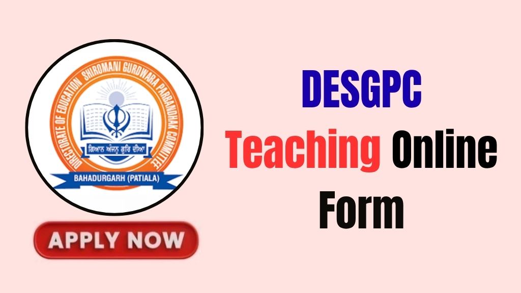 DESGPC Teaching Recruitment 2026
