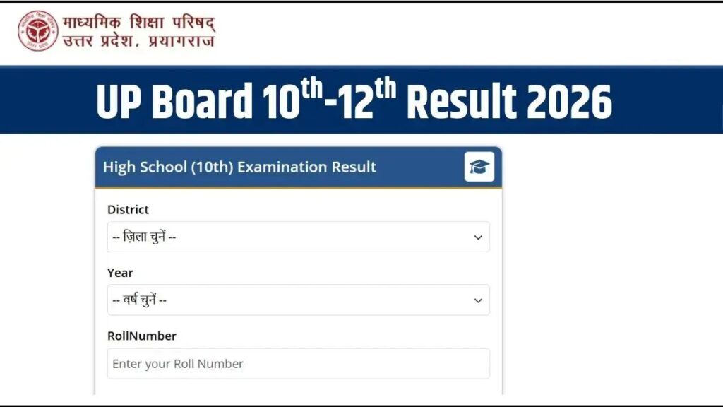 UP Board 10th/ 12th Result