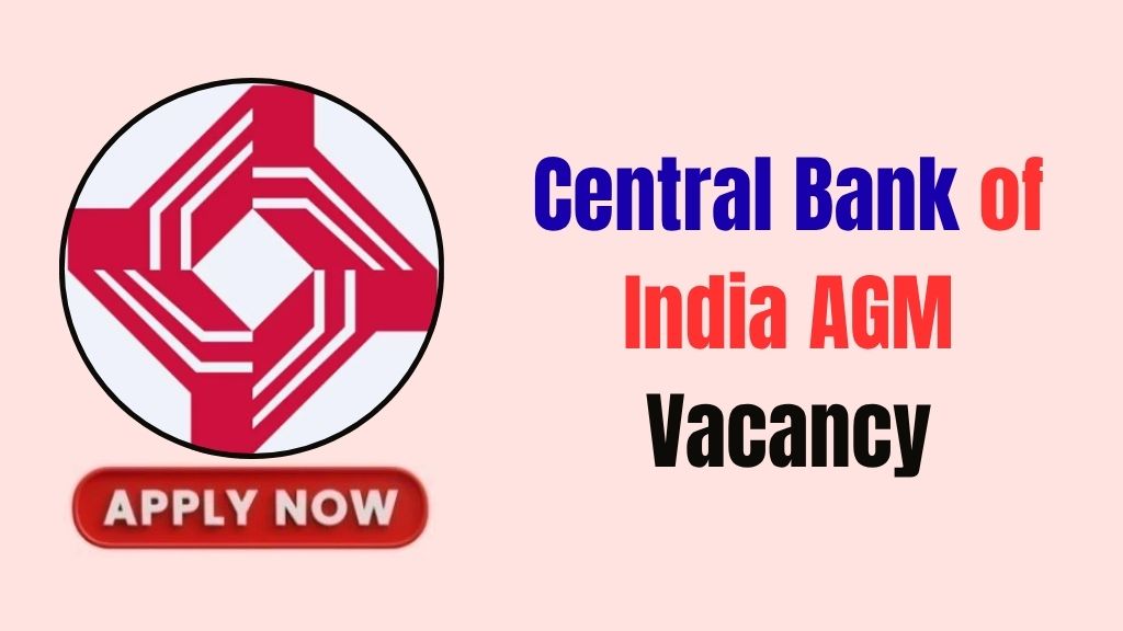 Central Bank of India AGM Recruitment 2026