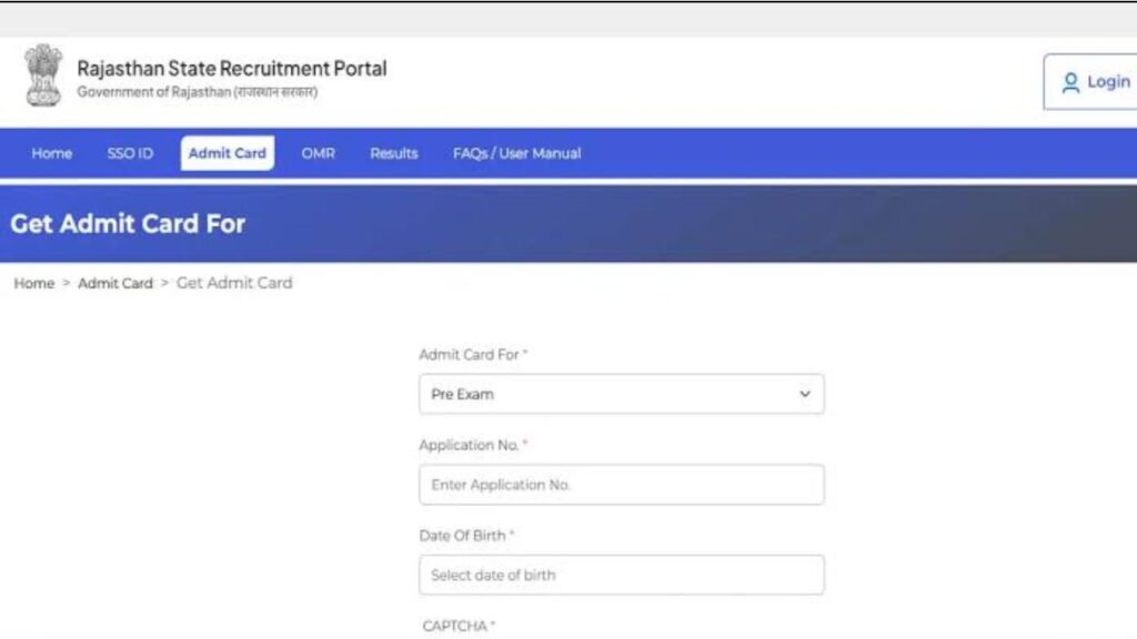 RSSB Forester Admit Card 2026