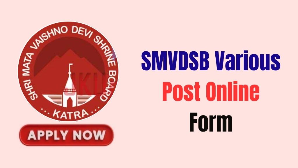 SMVDSB Various Post Recruitment 2026