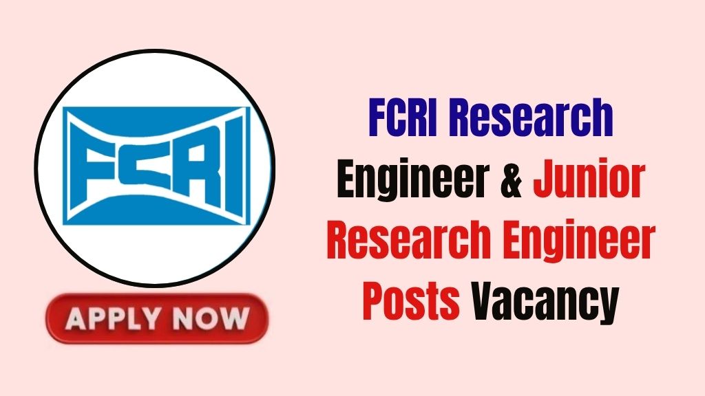 FCRI Recruitment 2026