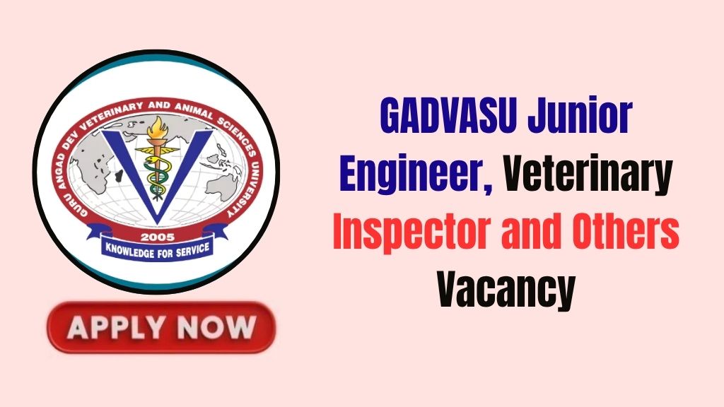 GADVASU Recruitment 2026