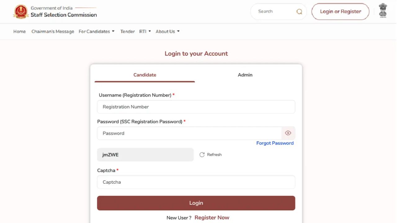 SSC CPO SI PET/ PST Admit Card 2026