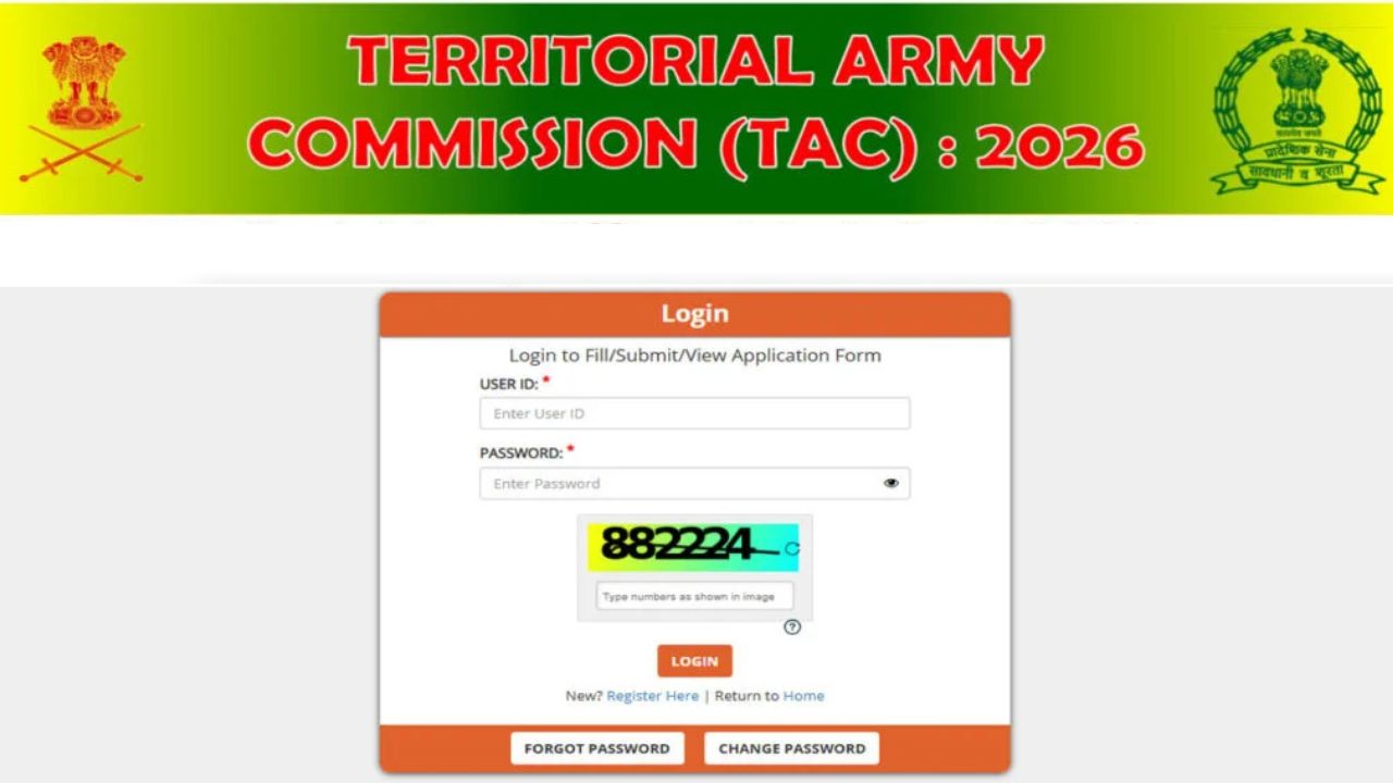 Territorial Army Officer Admit Card 2026