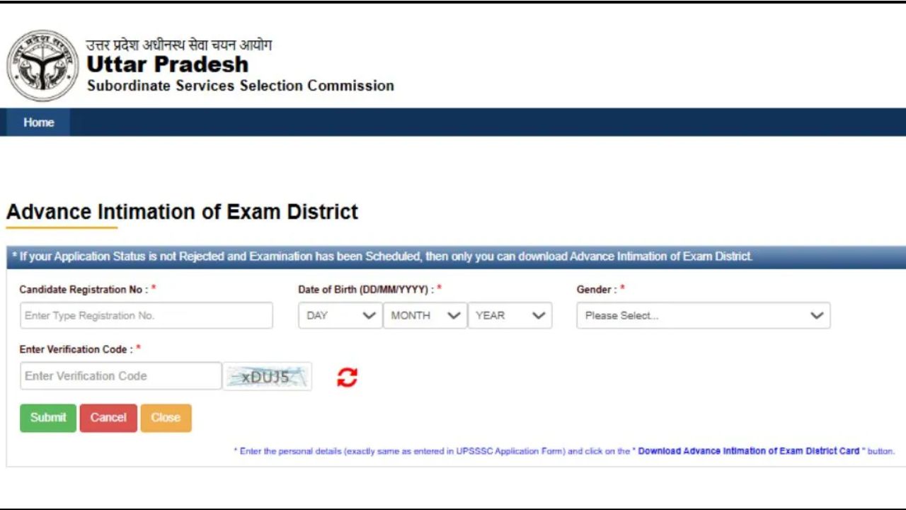 UPSSSC Assistant Boring Technician Exam City Details 2026